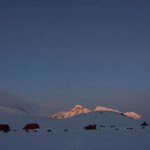 Lägerplats framför Pierikbakte, Sarek.
